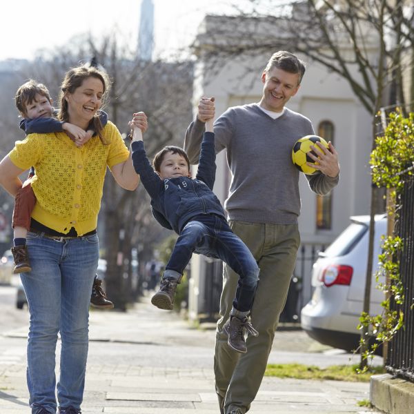 family with two children